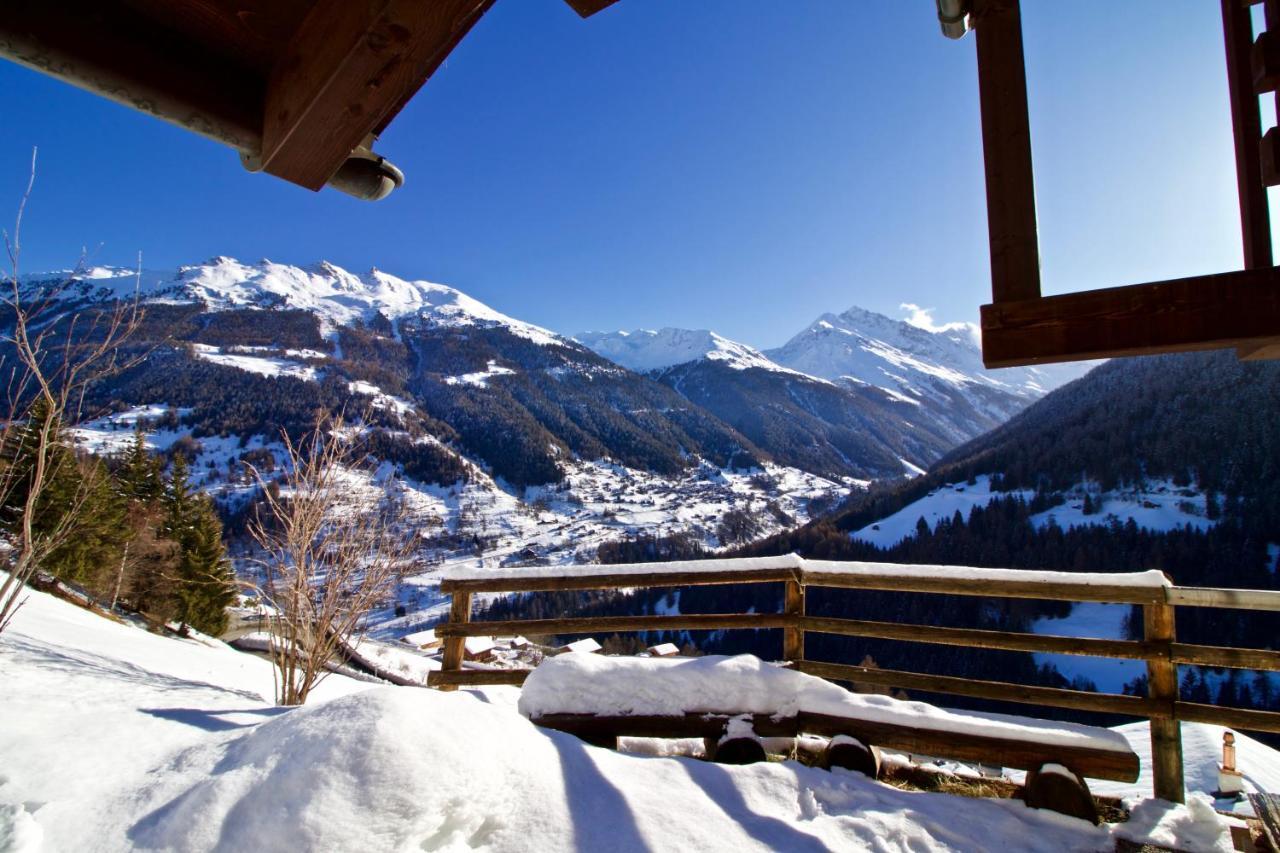 Chalet Abraxas With Astonishing View - Grimentzヴィラ エクステリア 写真