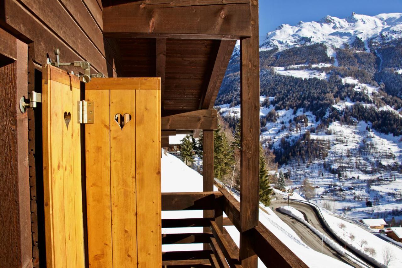 Chalet Abraxas With Astonishing View - Grimentzヴィラ エクステリア 写真