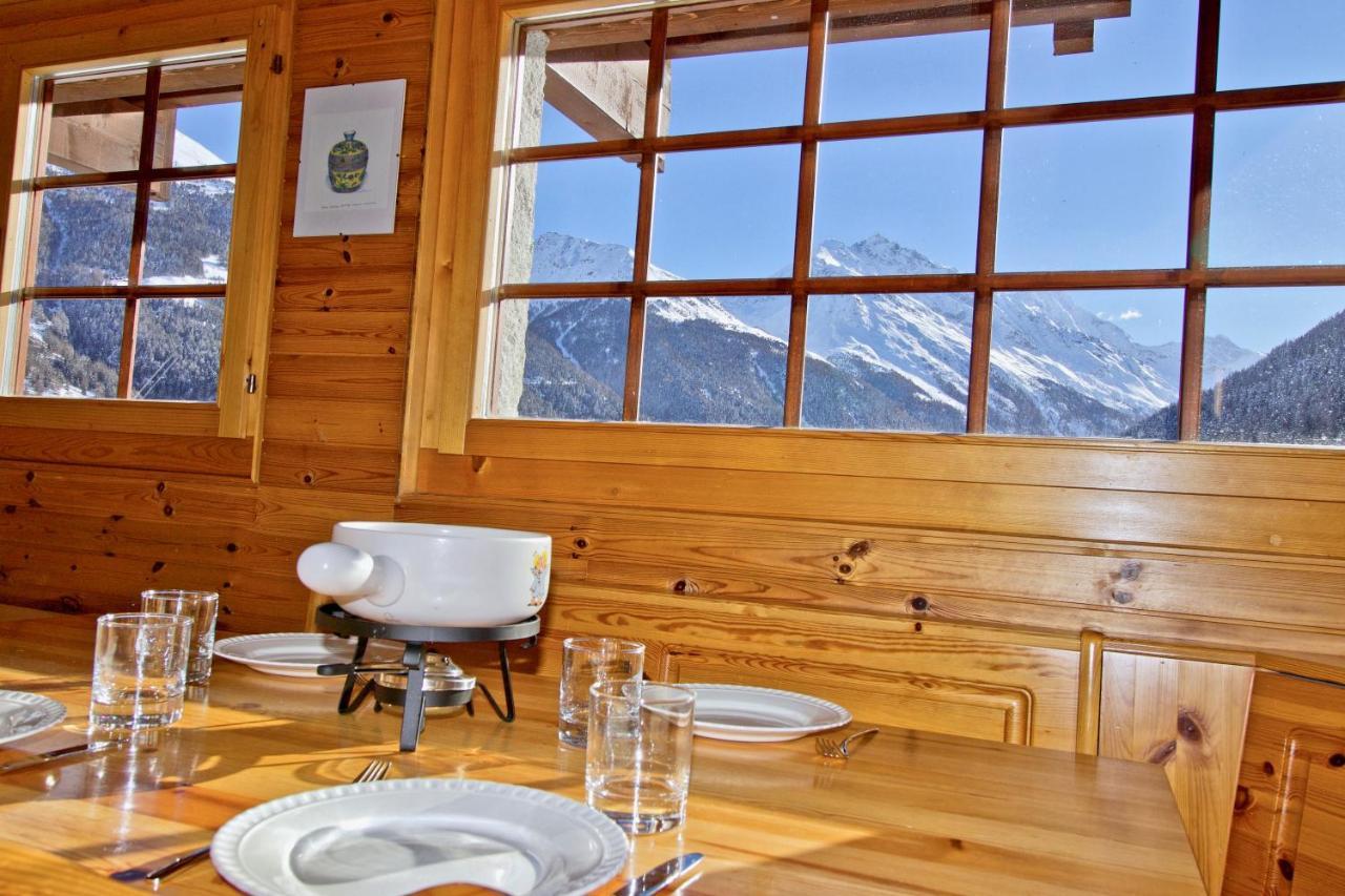 Chalet Abraxas With Astonishing View - Grimentzヴィラ エクステリア 写真
