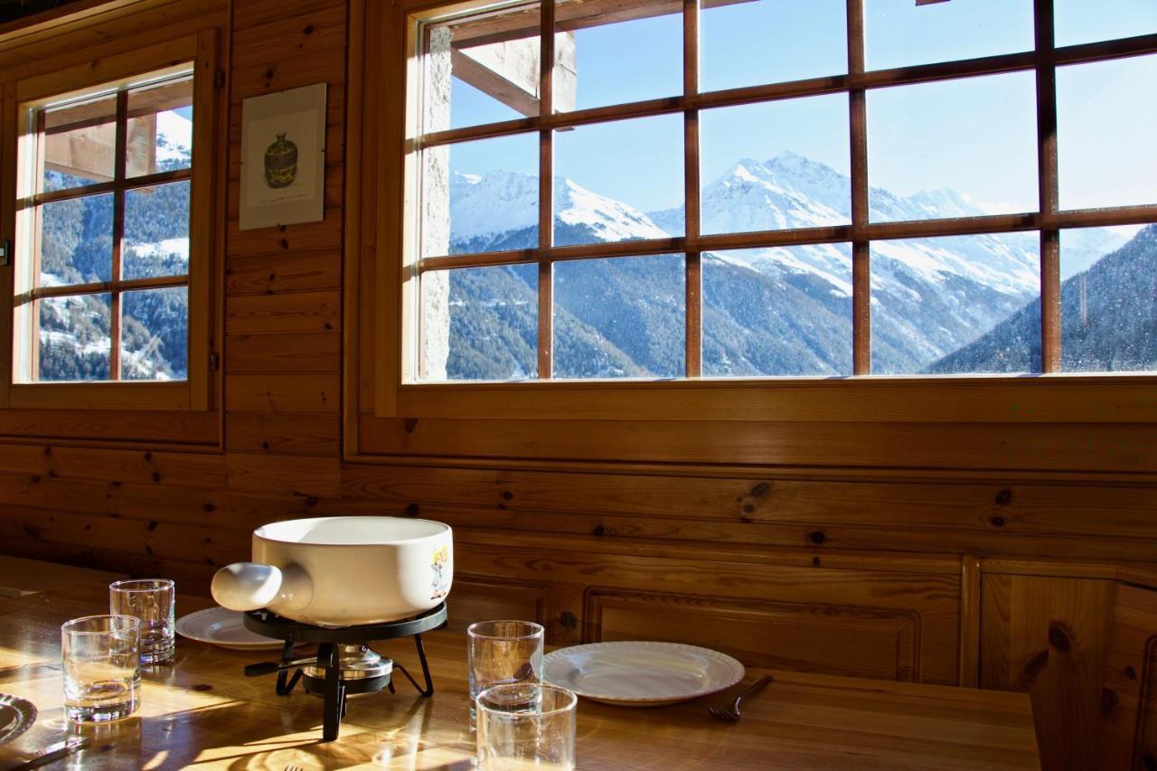 Chalet Abraxas With Astonishing View - Grimentzヴィラ エクステリア 写真