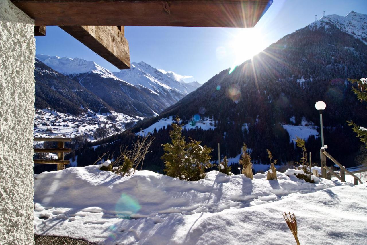 Chalet Abraxas With Astonishing View - Grimentzヴィラ エクステリア 写真